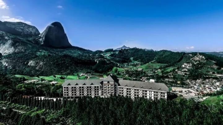 Suite Cond Vista Azul Em Pedra Azul - ドミンゴス・マルチンス エクステリア 写真